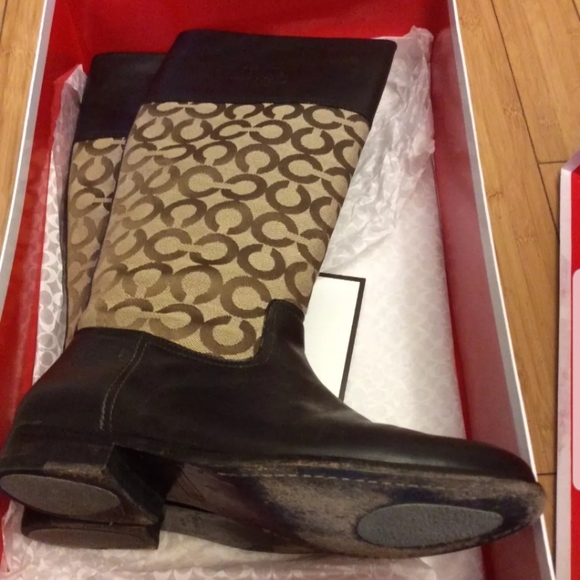 Coach Chrissi boots authentic size 8.5 - Picture 5 of 7